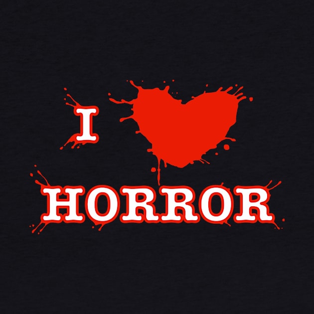 I Heart Horror Red by xenotransplant